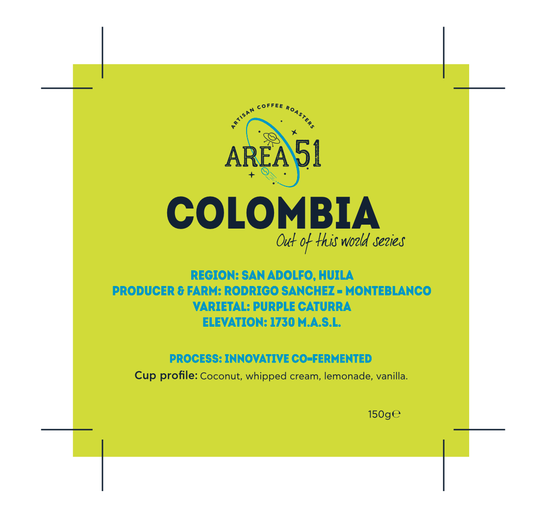COLOMBIA - Coconut [150g Bag] - OUT OF THIS WORLD